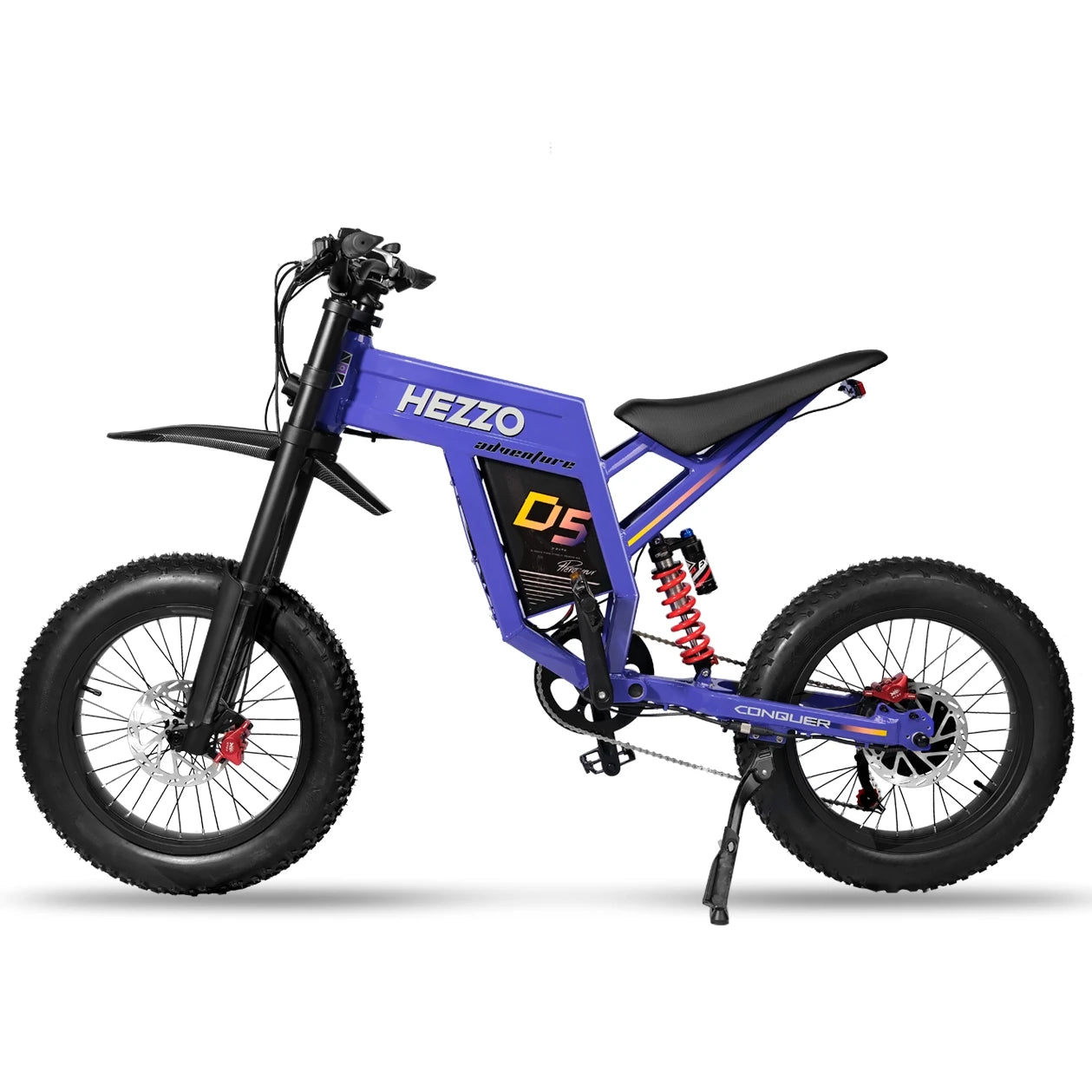 HEZZO D5 Electric Dirt Bike 60V 3000W Fat Tire Ebike