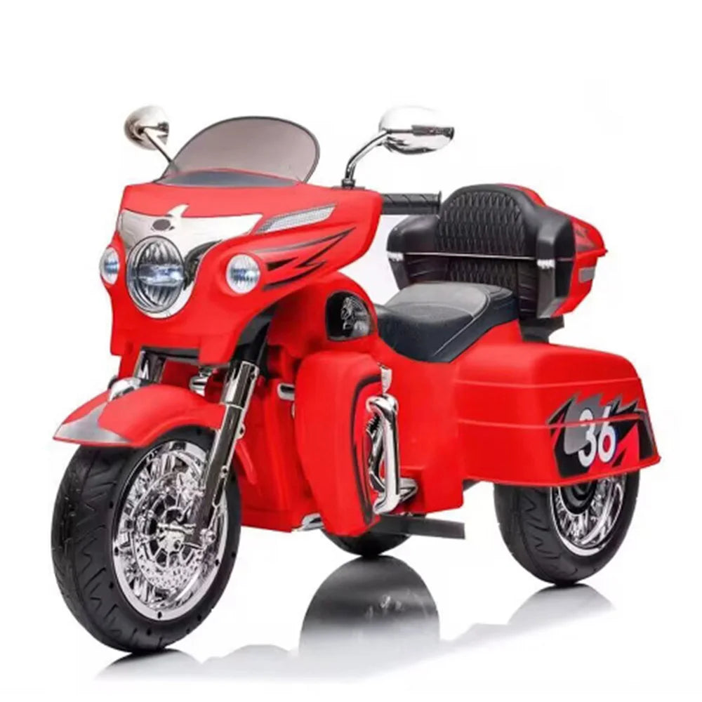 Kids Electric Ride On Motorcycle 12V Dual Seat For Kids