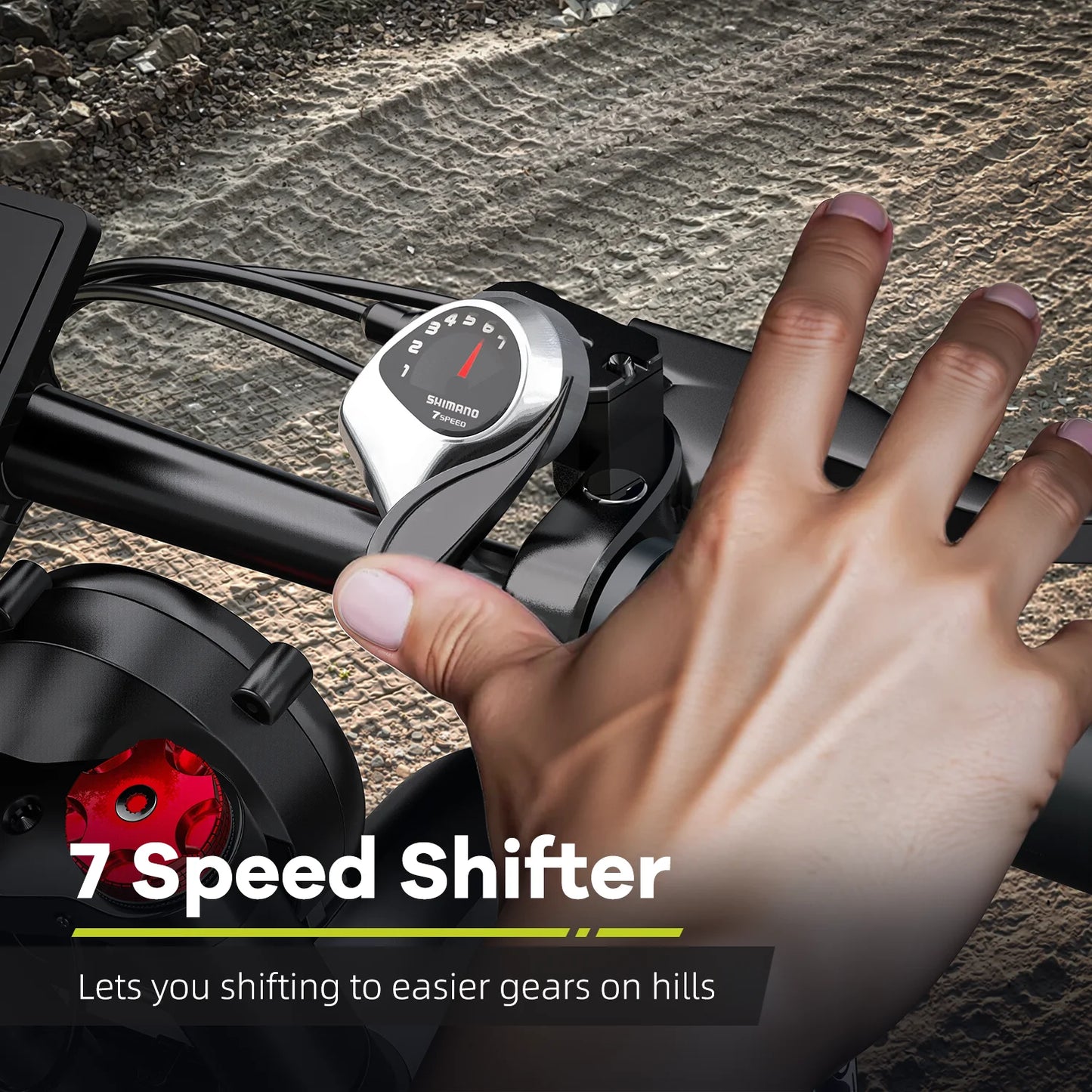 CYBERVELO Fat Tire Electric Bike 52V 40Ah 5000W Peak