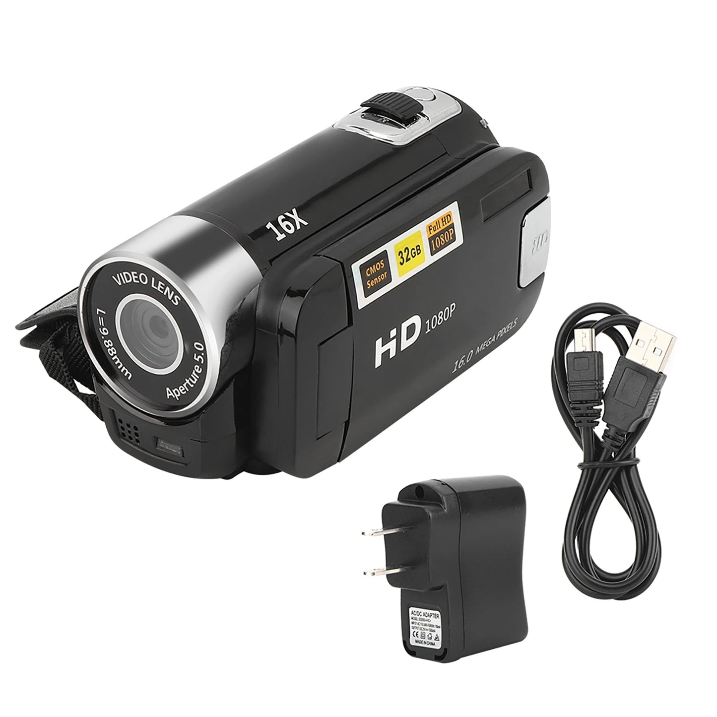 High Definition DH 90 16X Digital Zoom Camcorder Video
