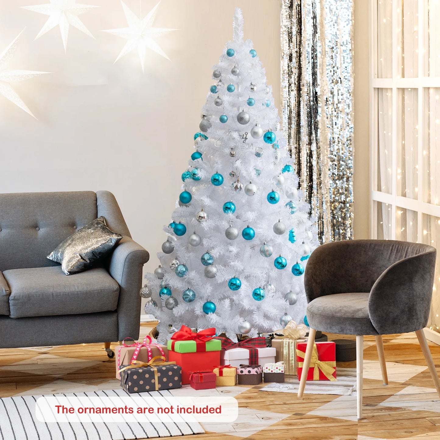 MULTIGO PVC Christmas Tree With Stand Indoor Outdoor