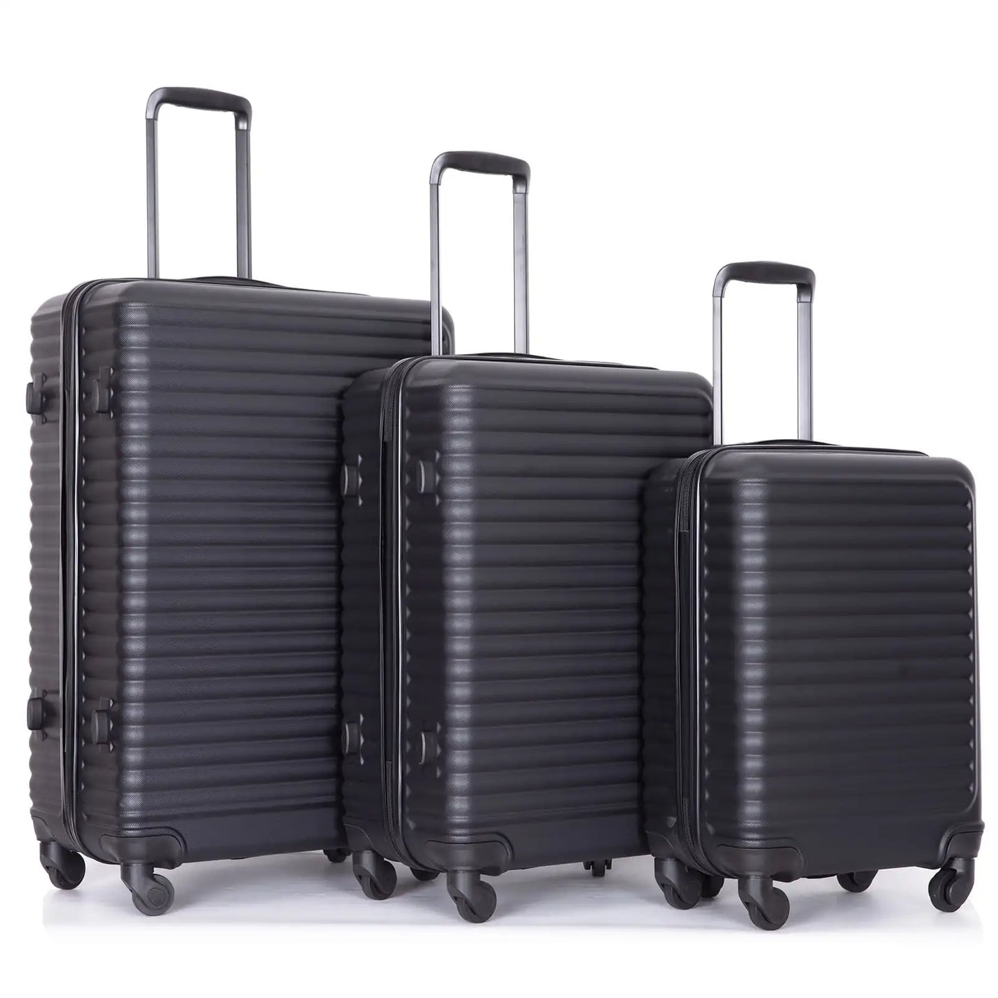 Travelhouse 3 Piece Hardside Luggage Set With TSA Lock