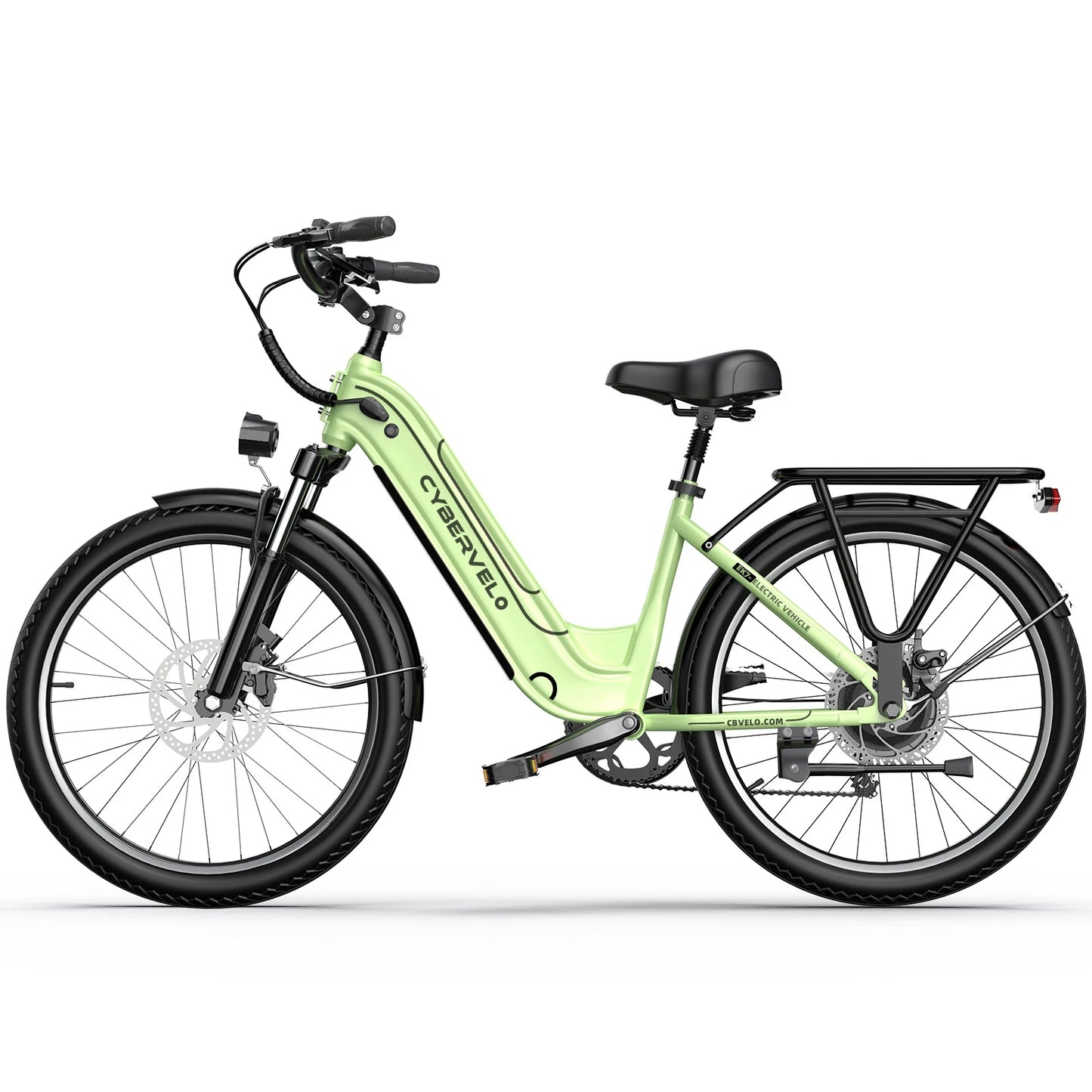EK7 1000W Peak Electric Bike For Adults With Removable Battery