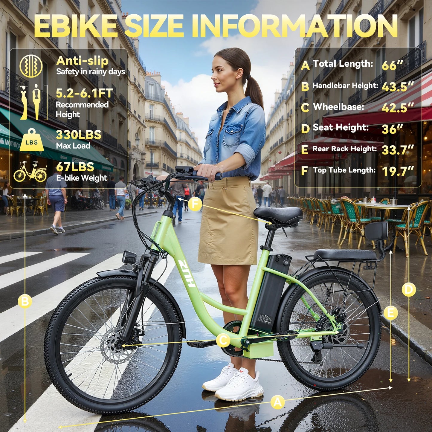 ZNH Electric Bicycle for Adults 750W 48V Battery UL 2849