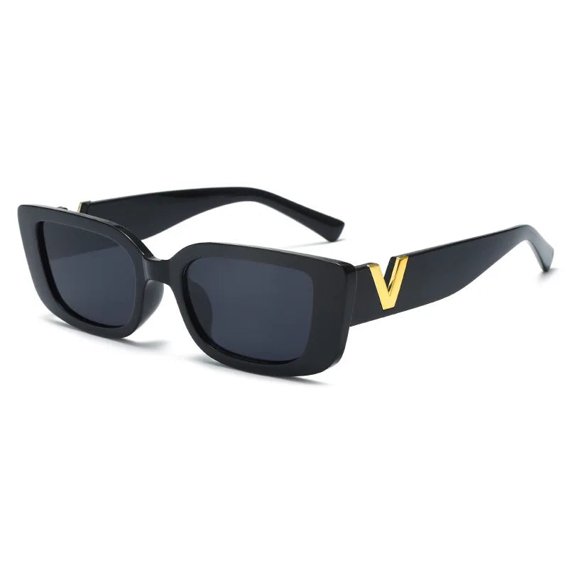 Small Frame V Shaped Sunglasses For Women UV400 Eyewear