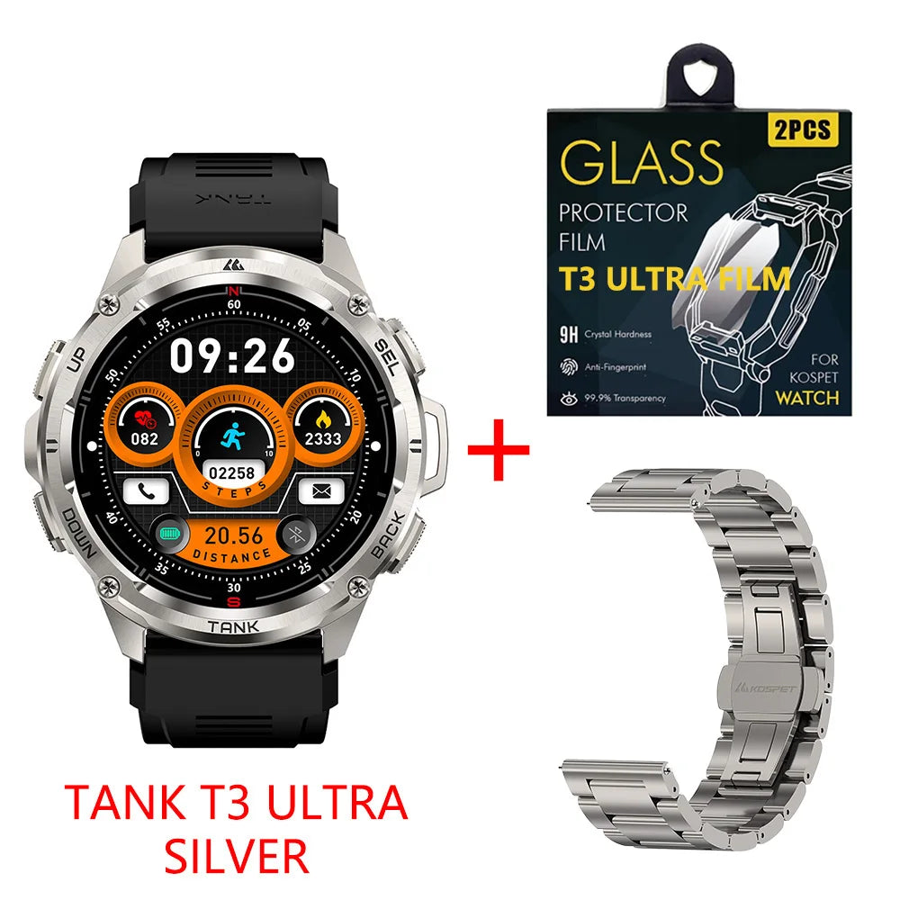 KOSPET Tank T3 Ultra GPS Smart Watch With Altimeter Barometer