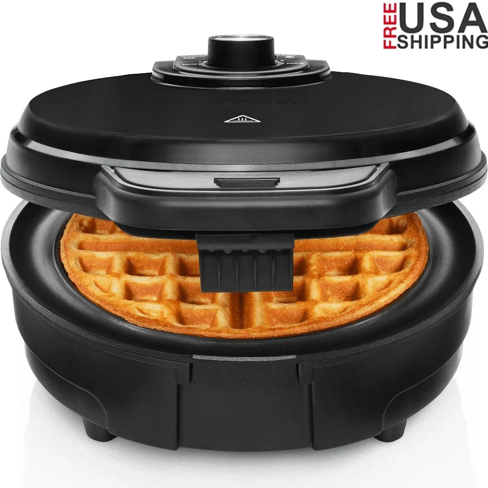 XMSJ Anti Overflow Belgian Waffle Maker With Nonstick Plates