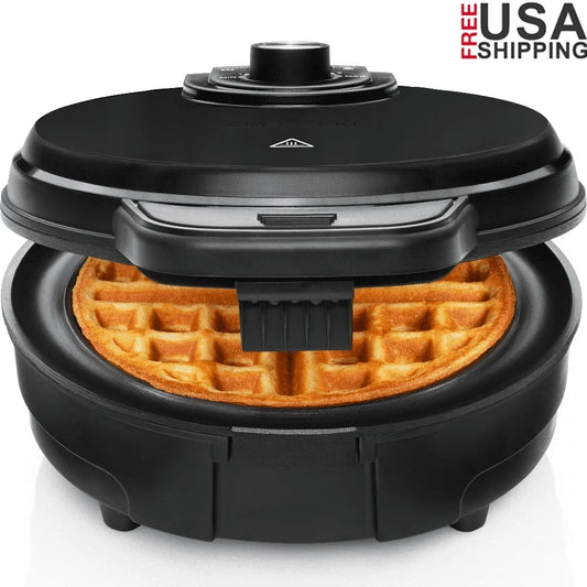XMSJ Anti Overflow Belgian Waffle Maker With Nonstick Plates