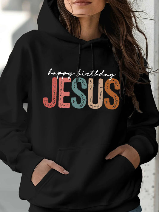 Closure Birthday Hoodie Religious Sweatshirt Kangaroo