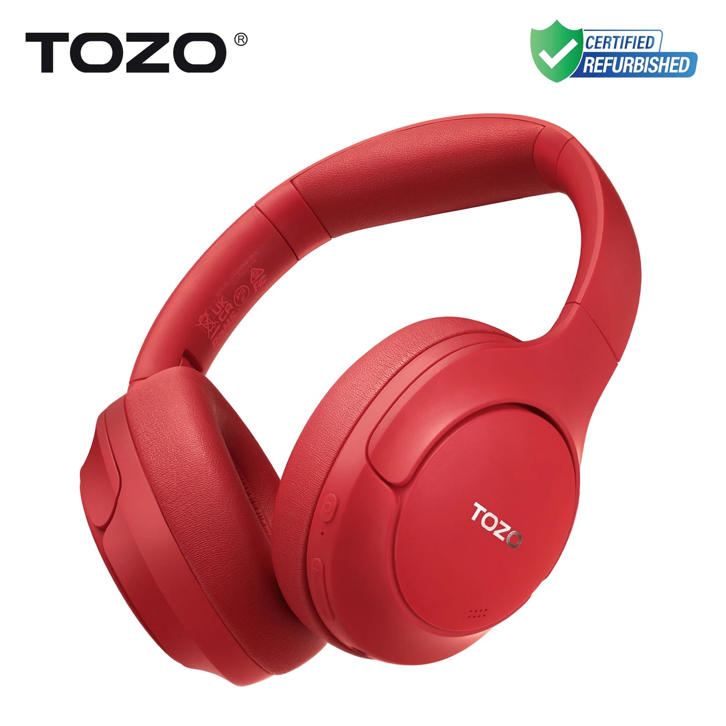 TOZO Refurbished HiRes Over Ear Headphones With Mic