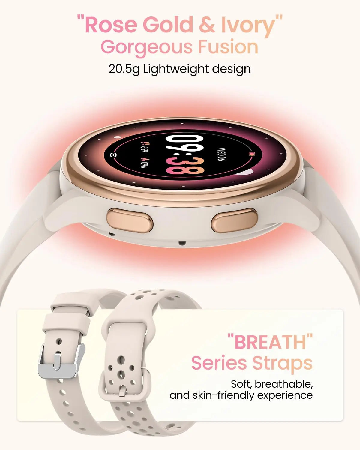 AnylloopCA Smartwatch for Women-a stylish fitness companion to help keep your pace