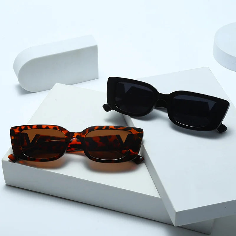 Small Frame V Shaped Sunglasses For Women UV400 Eyewear