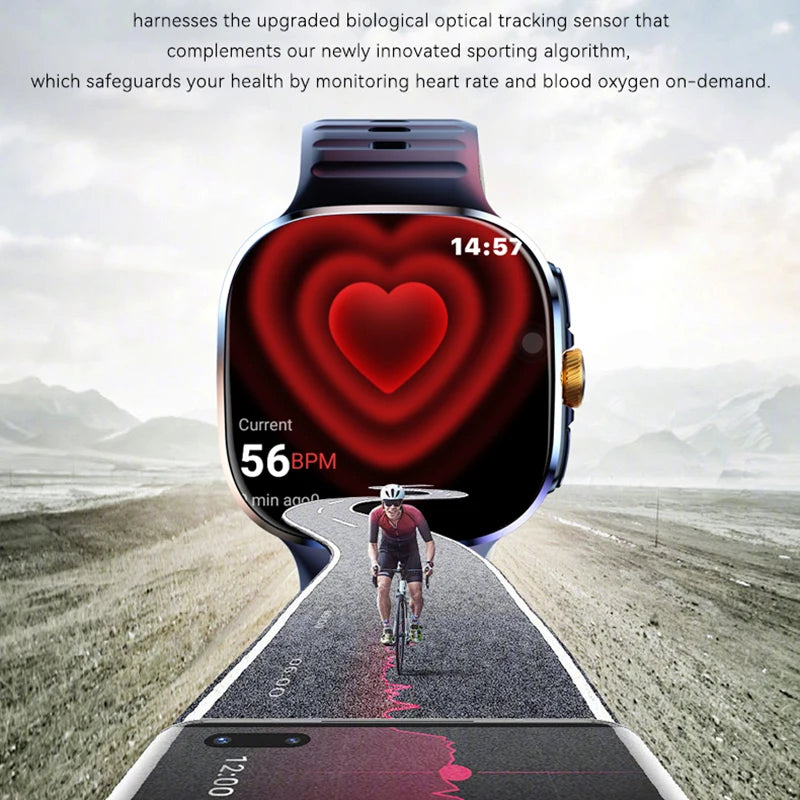 5G 4G Smartwatch With 2.4 Inch HD Screen GPS WiFi 8GB 128GB
