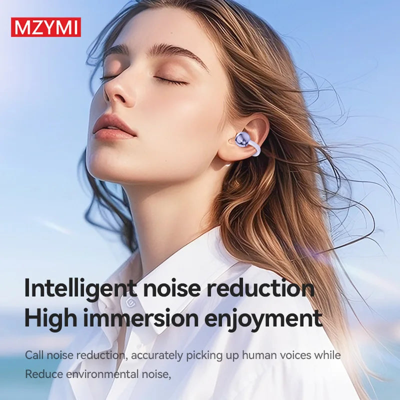 INMAS MZYMI Bluetooth 5.4 Earphones Earclip Sports Earbuds With LED Display