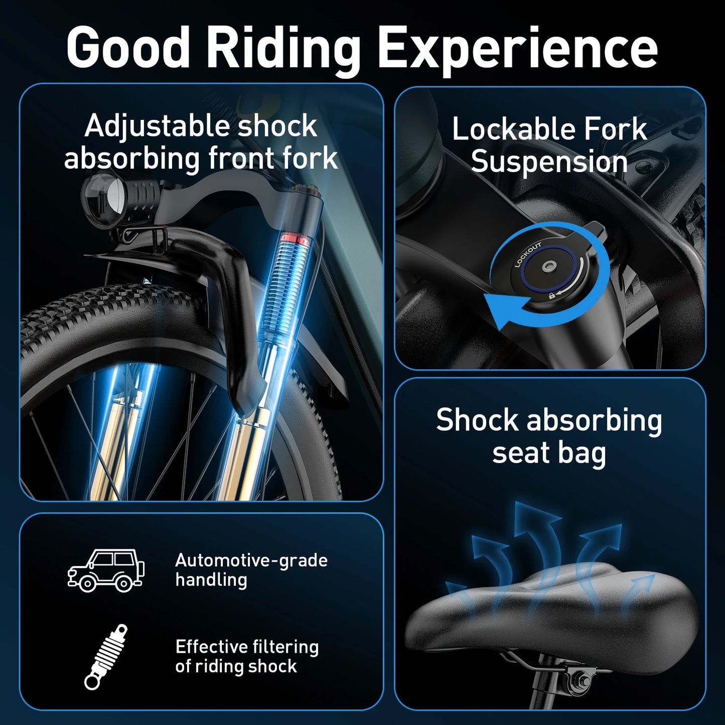 Aairsk GT300 Electric Mountain Ebike 540 Watt 36V Battery