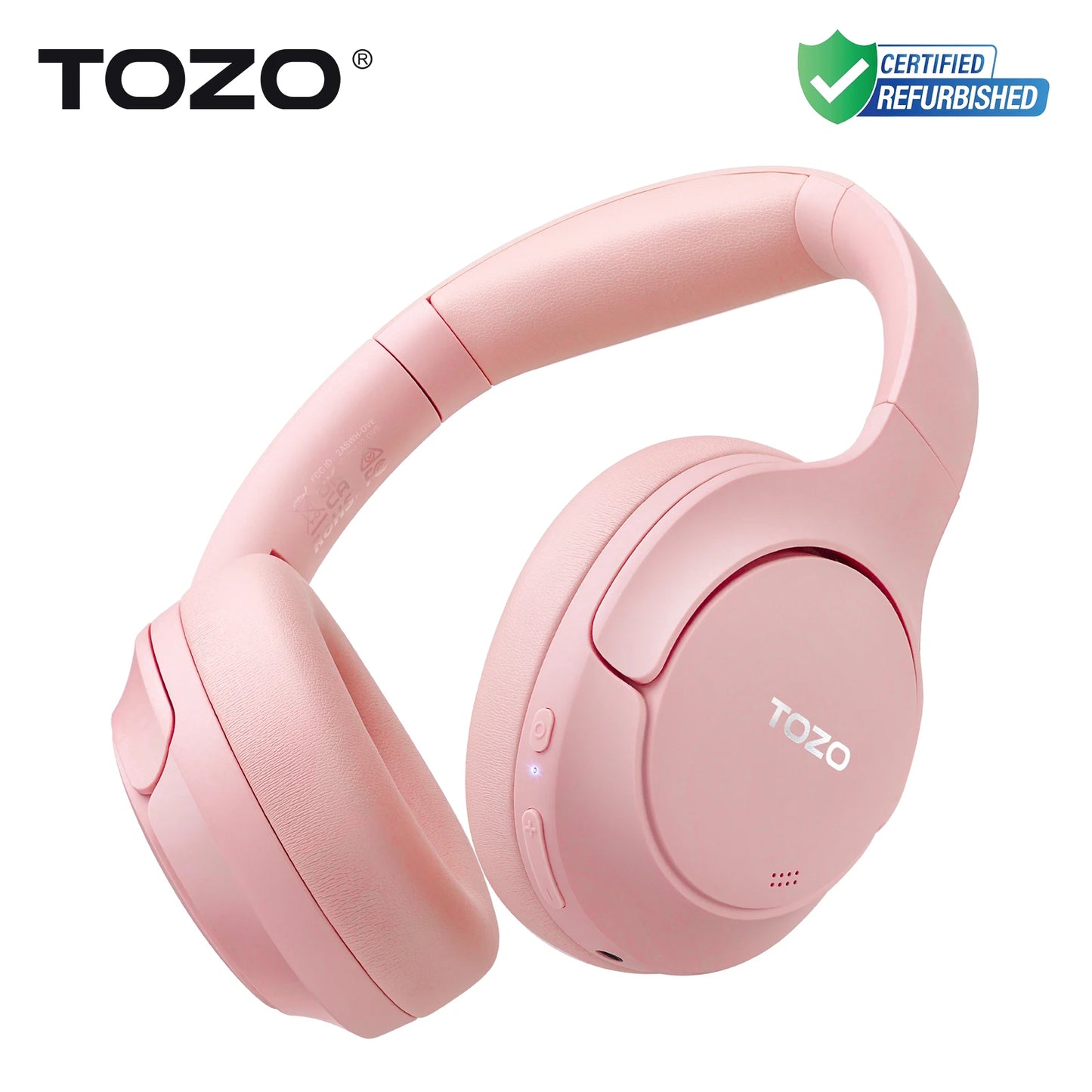 TOZO Refurbished HiRes Over Ear Headphones With Mic