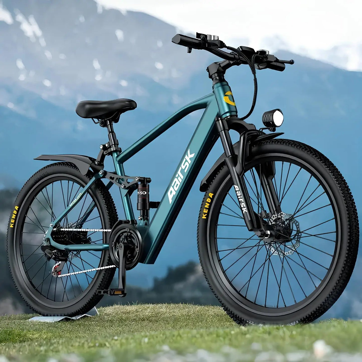 Aairsk 750W Mountain Electric Bike Shock Absorbers Adults