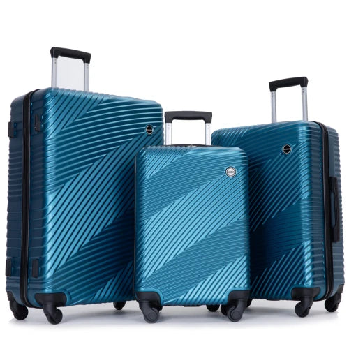 Tripcomp Hardshell Luggage Set 3-Piece Spinner Wheel