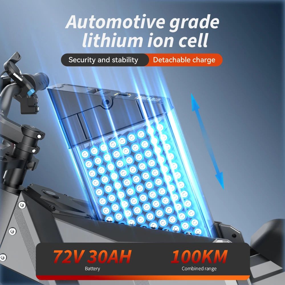 EKXBIKE GTS All Terrain Electric Motorcycle For Adults