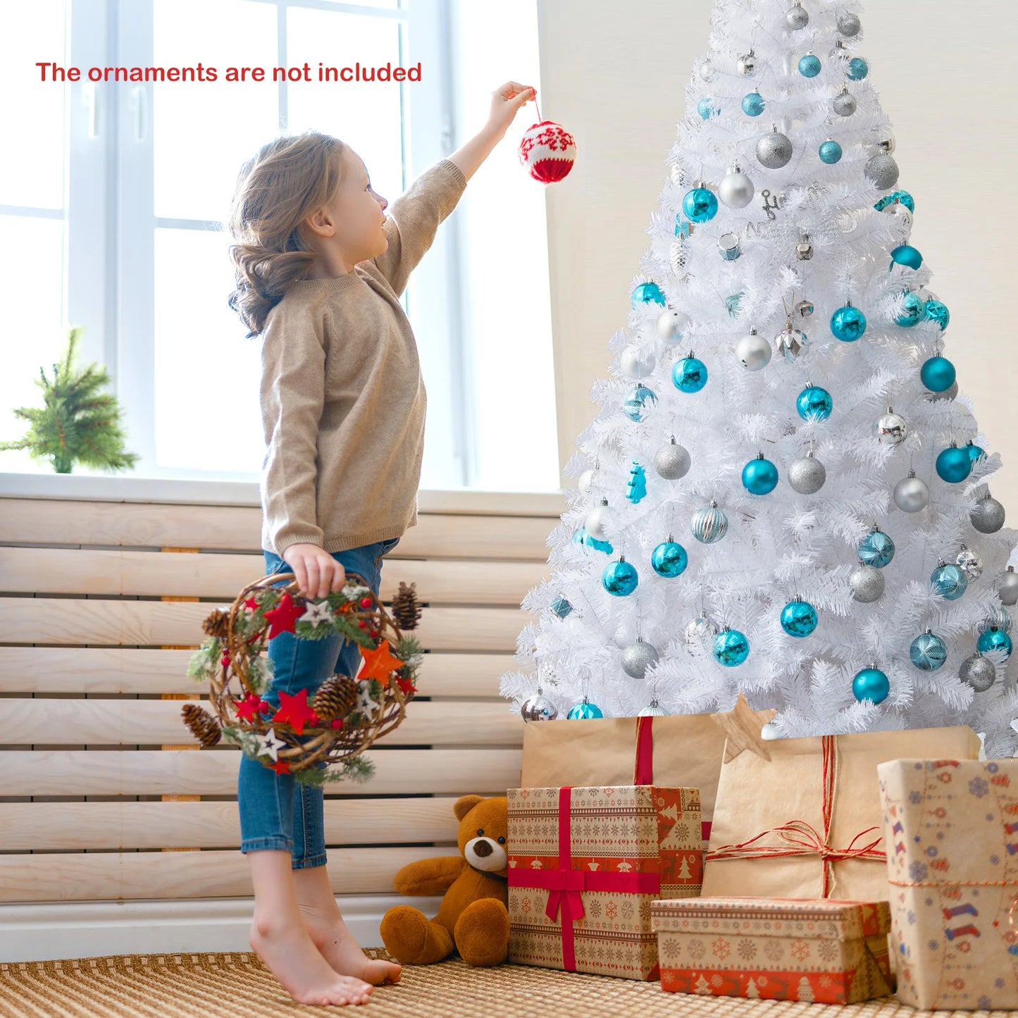 MULTIGO PVC Christmas Tree With Stand Indoor Outdoor