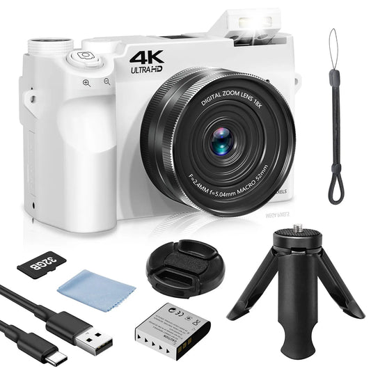 Gavonde 4K Digital Camera Autofocus And Anti Shake 18X Zoom