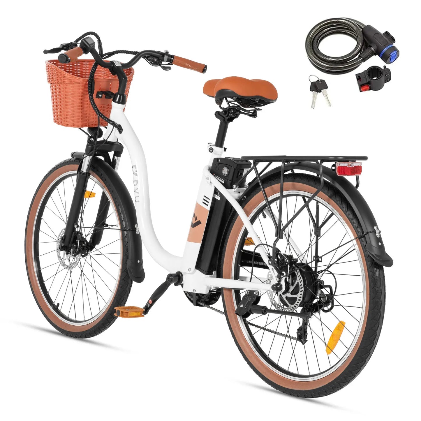 DYU C6pro Electric Bicycle 36V Battery City Bike