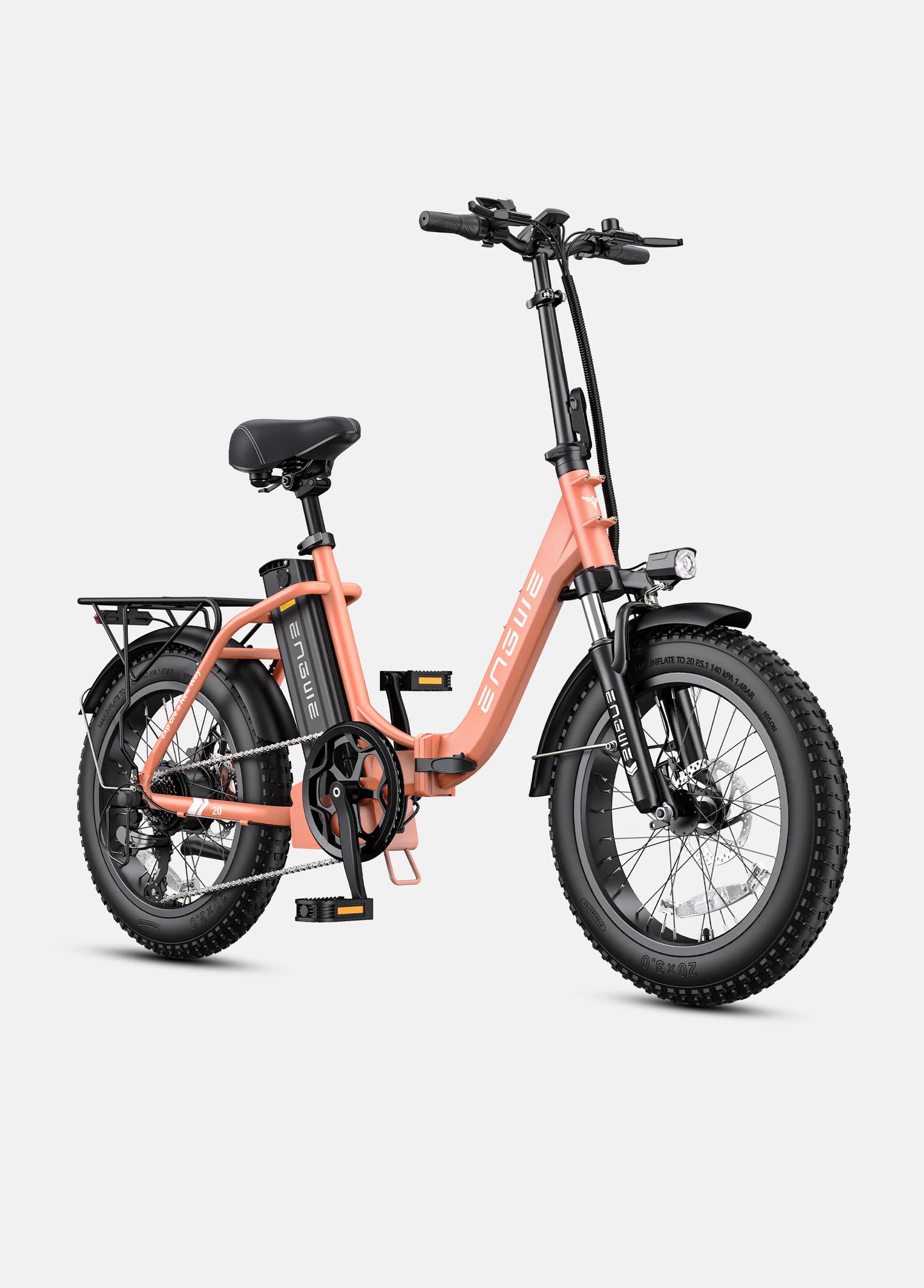 Engwe L20 Folding Electric Bike For Adults With Fat Tires