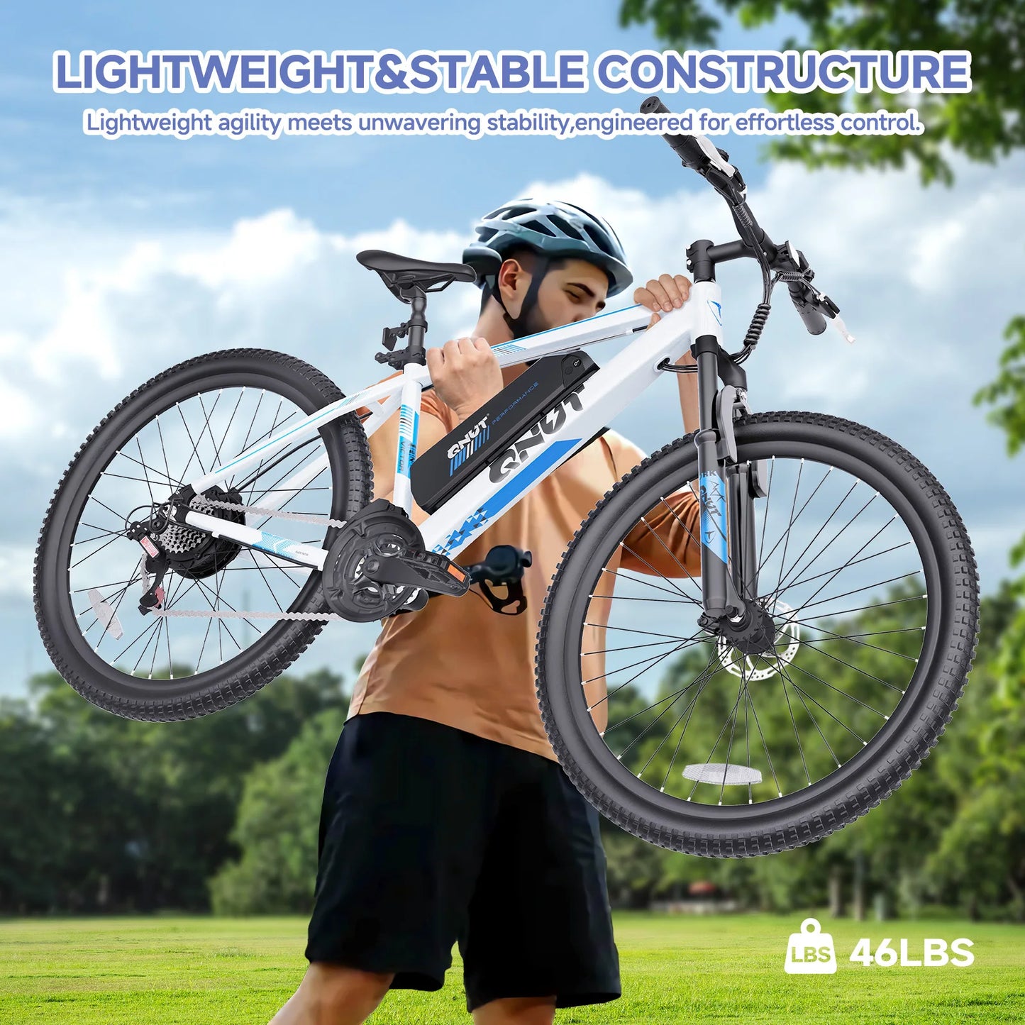 Electric Mountain Bike 1000W Peak Motor for Adults