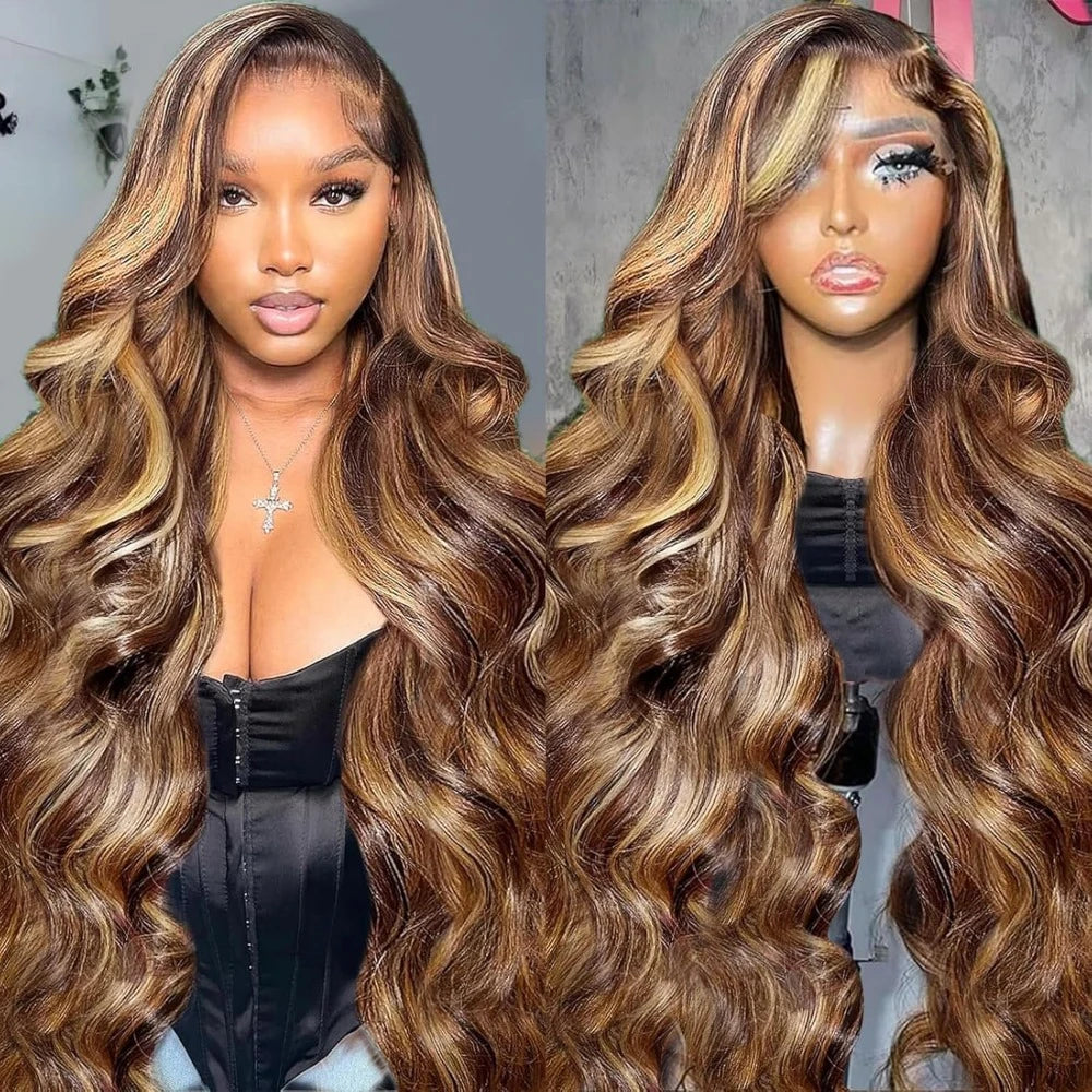 CanaryFly P4/27 Highlight Body Wave Lace Front Wig