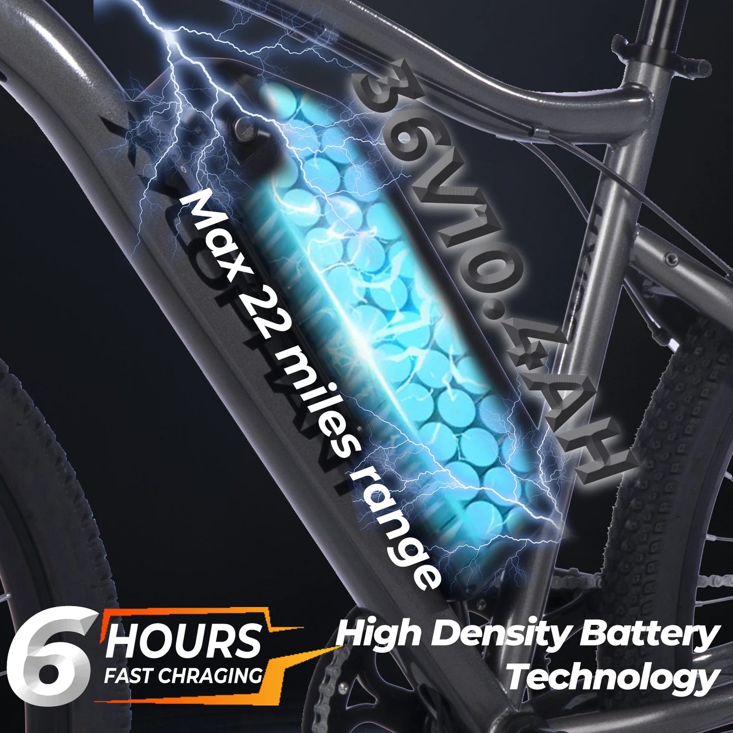 Electric Mountain Bicycle Specifically For Adults With 500W Brushless LithiumBattery