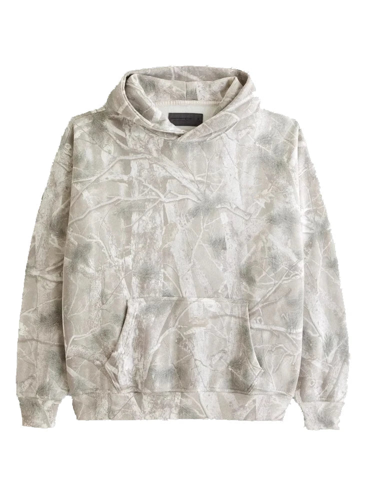 CN Fujian Maple Camouflage Hoodie With Leaf Branch Pattern