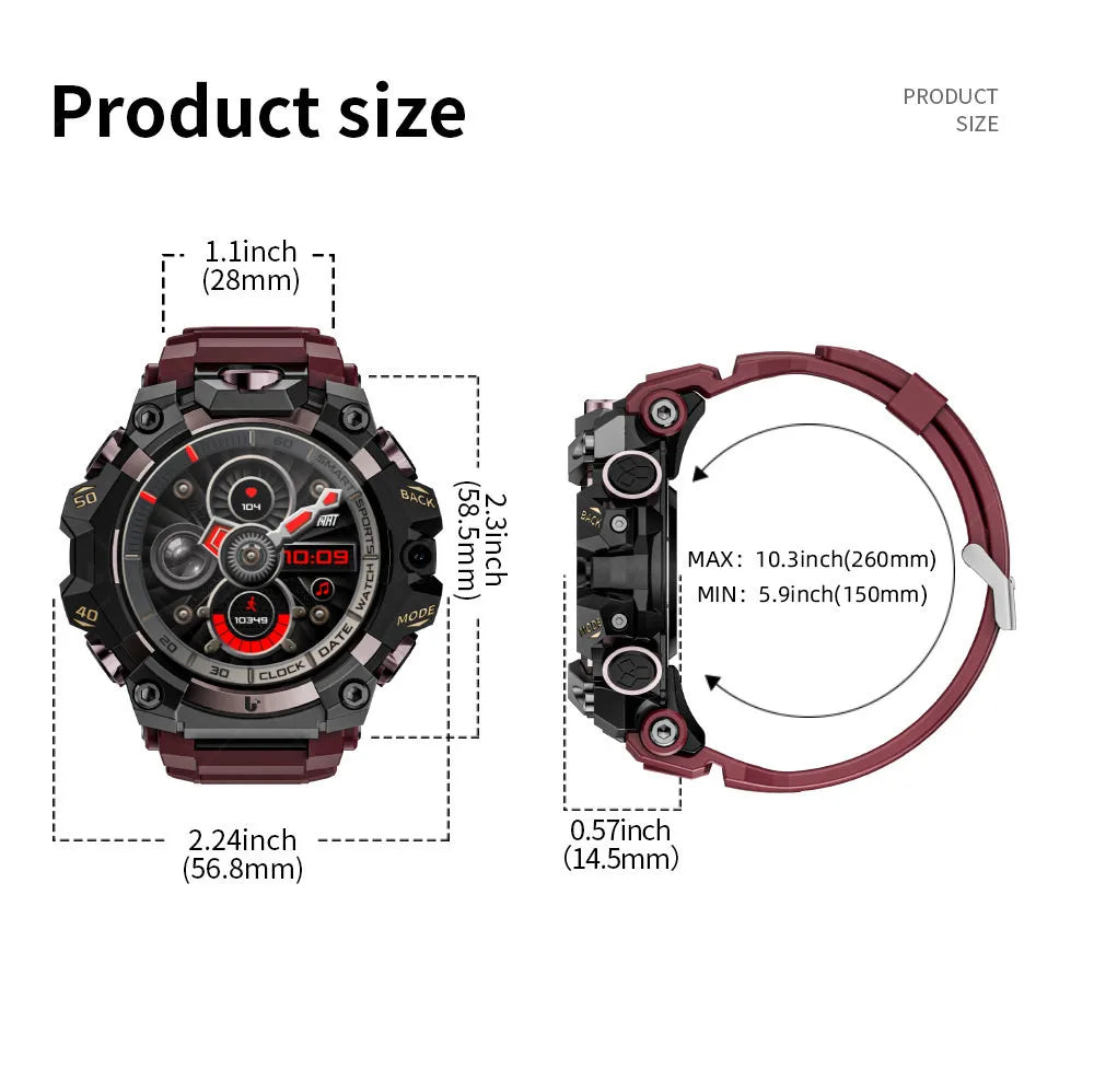 LOKMAT APPLLP 2 Pro Rugged Smartwatch with Dual Camera 4G