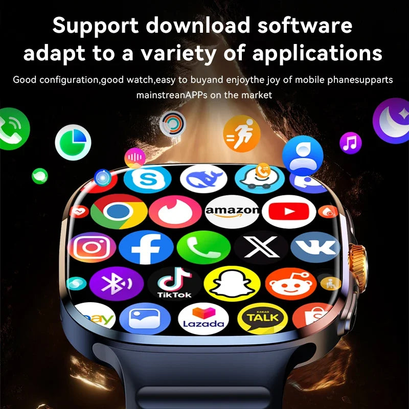 5G 4G Smartwatch With 2.4 Inch HD Screen GPS WiFi 8GB 128GB