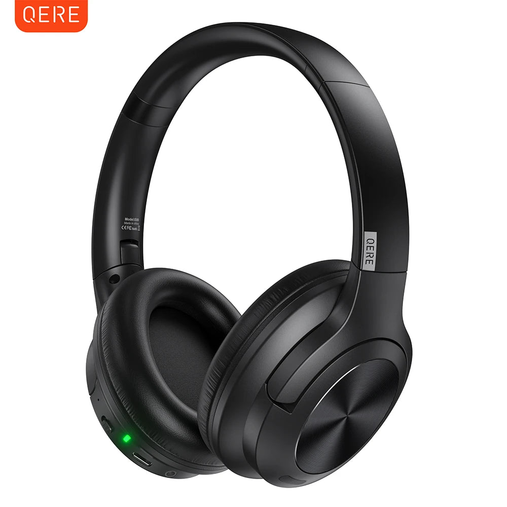 QERE E80 Wireless Bluetooth Headset ANC HiRes Audio