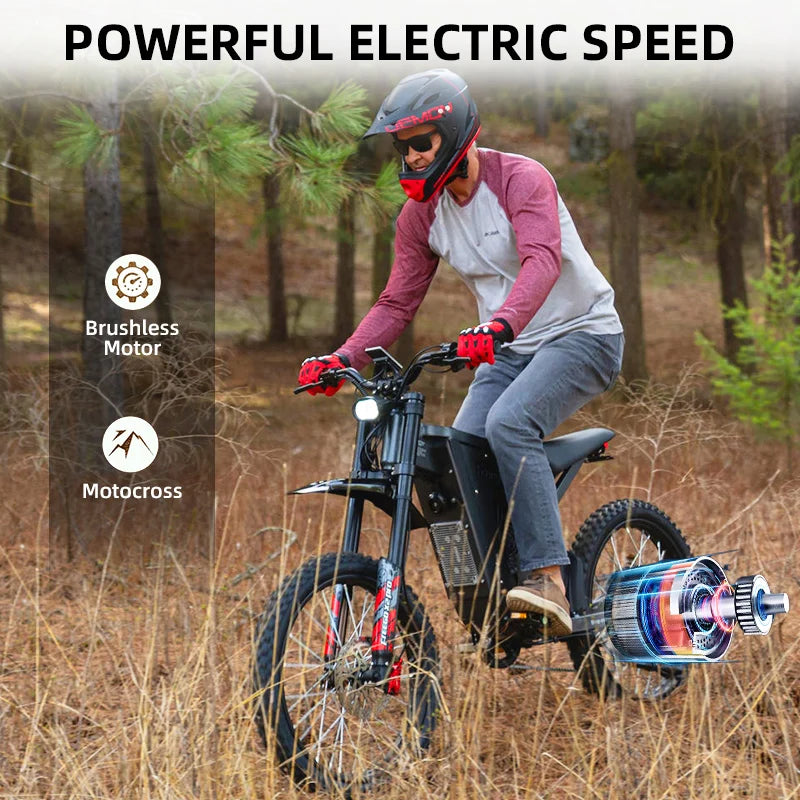 Freego X2 Pro Electric Motorcycle 6000W Off Road Ebike