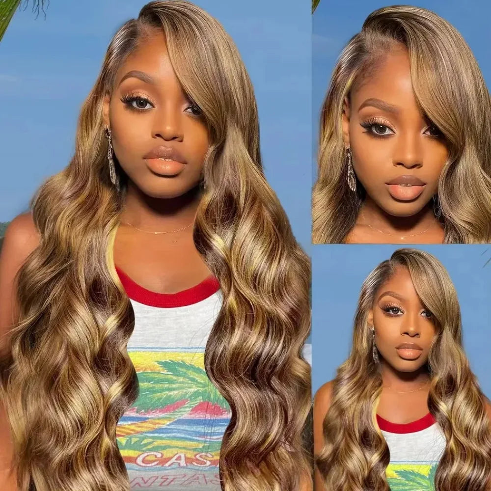 CanaryFly P4/27 Highlight Body Wave Lace Front Wig
