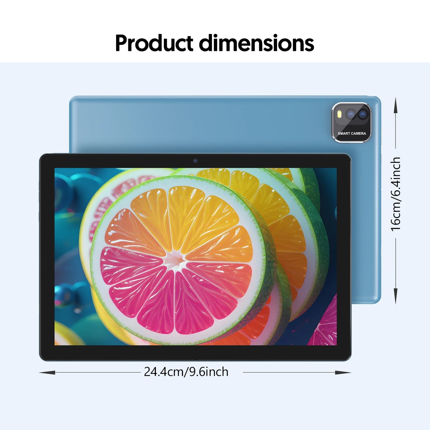 BAKEN Android 14 Tablet Quad-Core 6GB RAM 64GB ROM