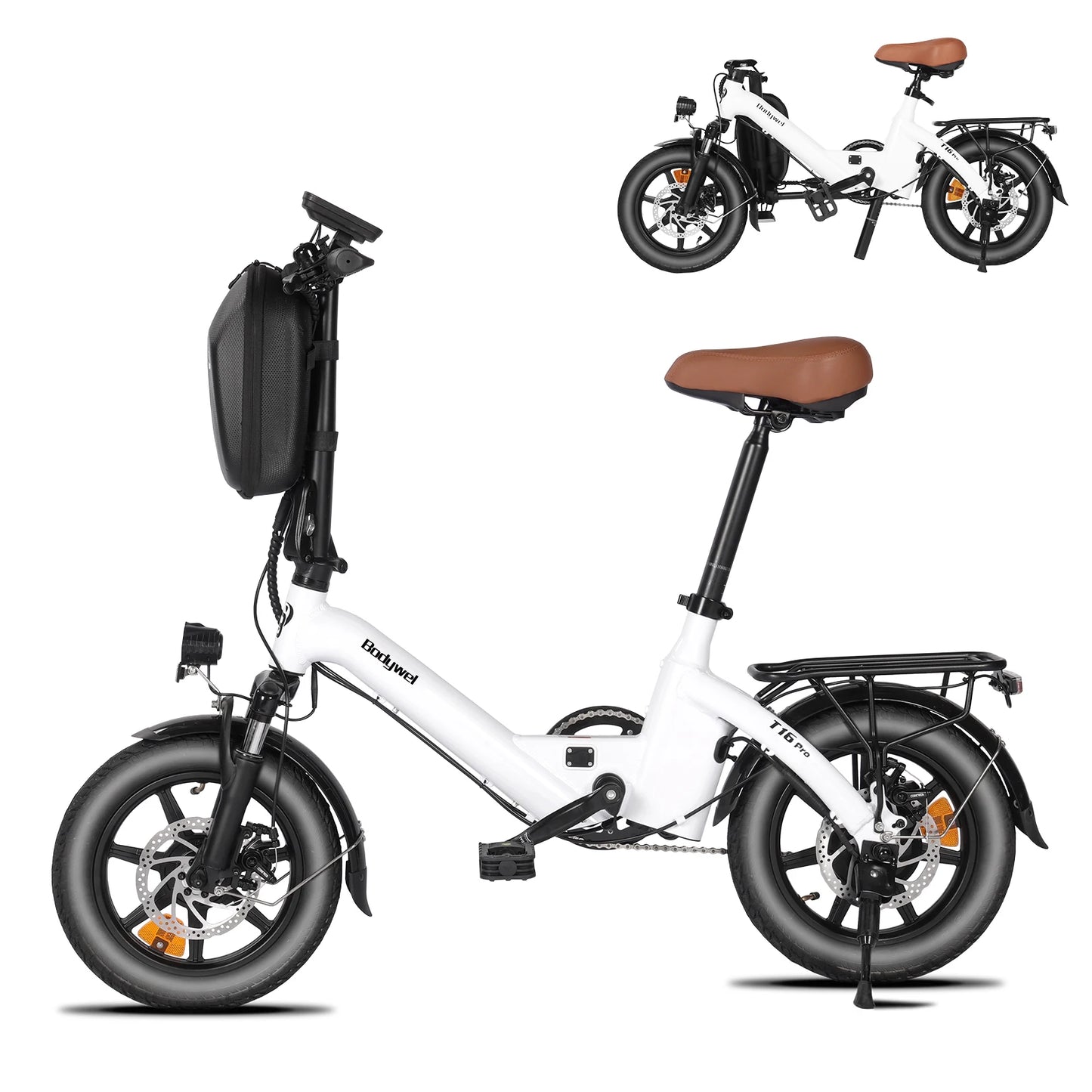 Bodywel T16PRO Folding 14 Inch Electric Bicycle 250W 36V CE Certified