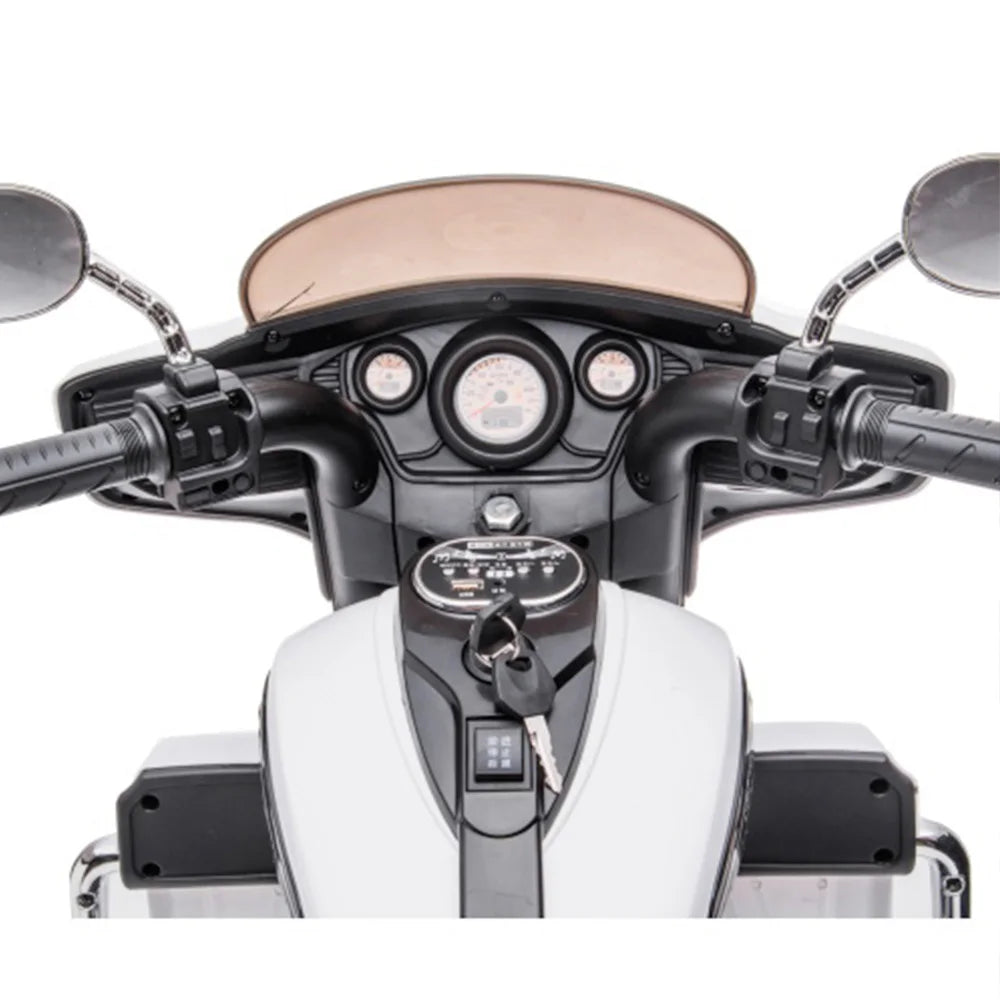 Kids Electric Ride On Motorcycle 12V Dual Seat For Kids