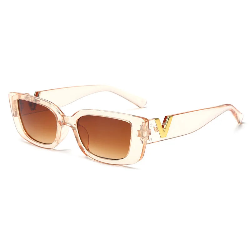 Small Frame V Shaped Sunglasses For Women UV400 Eyewear