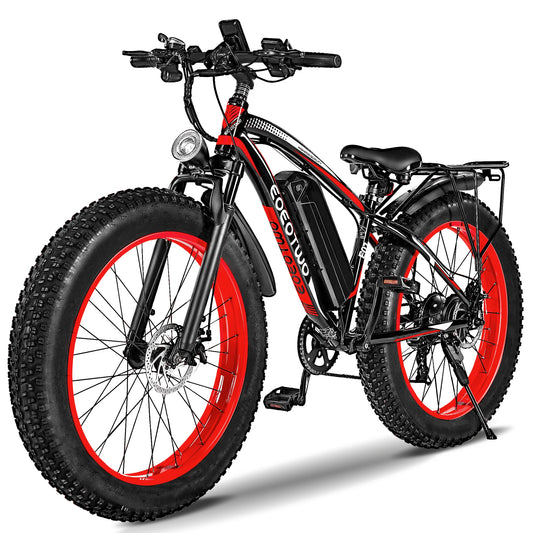 EOEOTWO E01 Electric Fat Tire Mountain Bike