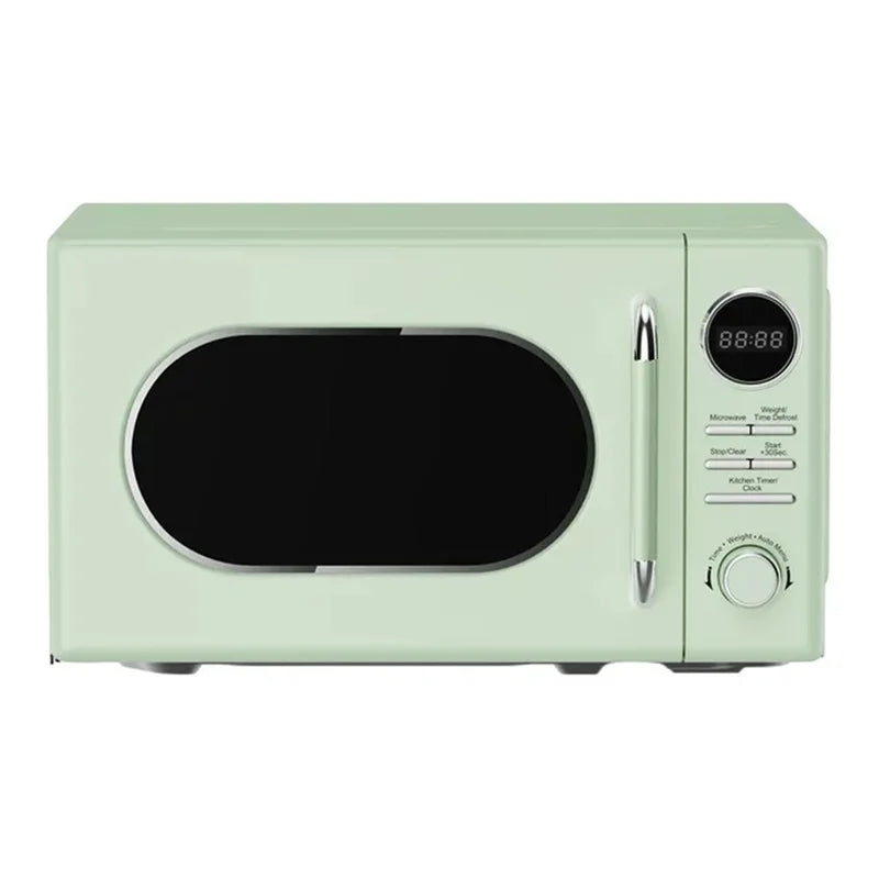 XMSJ 700W Retro Microwave Countertop Auto Cook Defrost