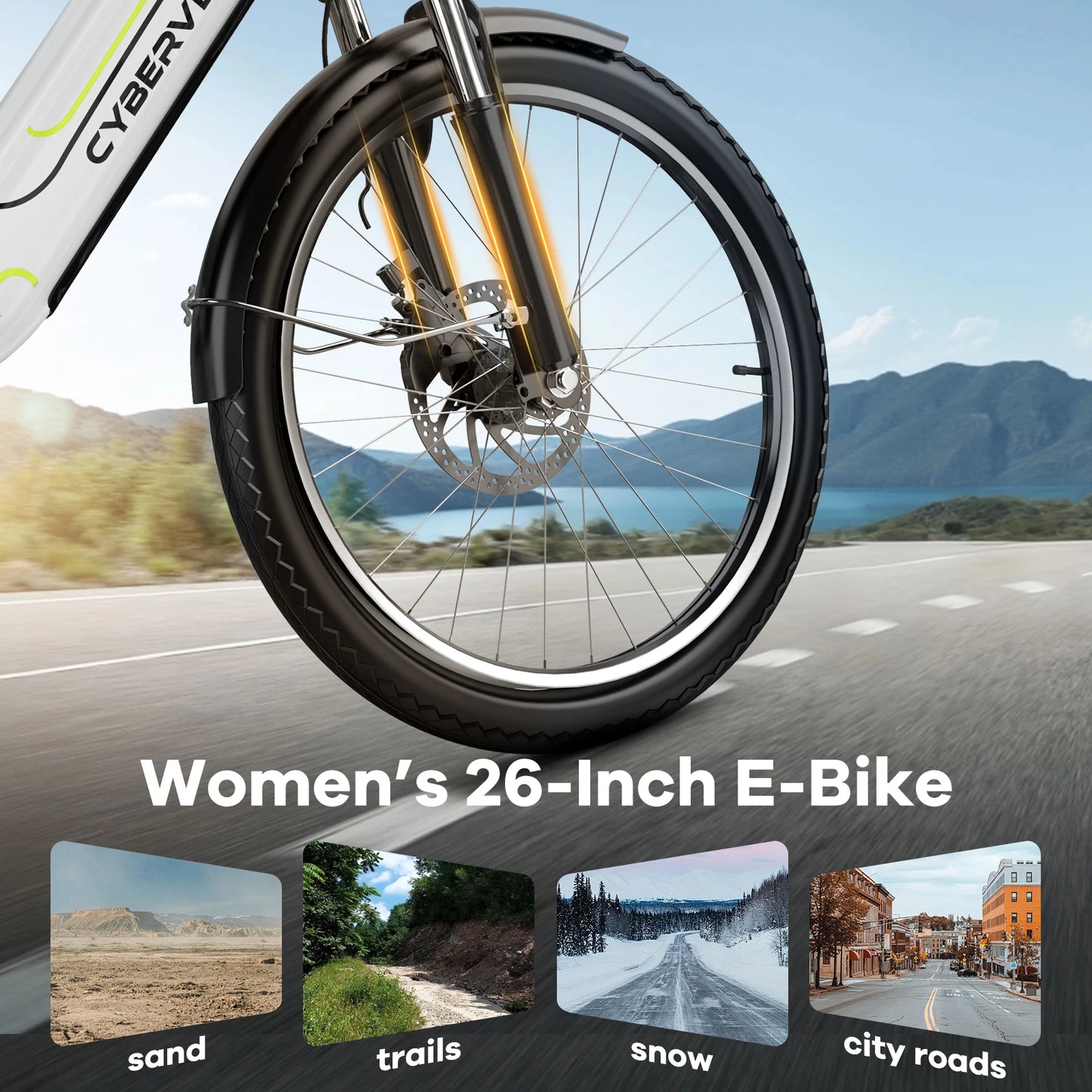 EK7 1000W Peak Electric Bike For Adults With Removable Battery
