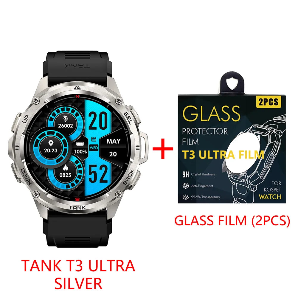 KOSPET Tank T3 Ultra GPS Smart Watch With Altimeter Barometer