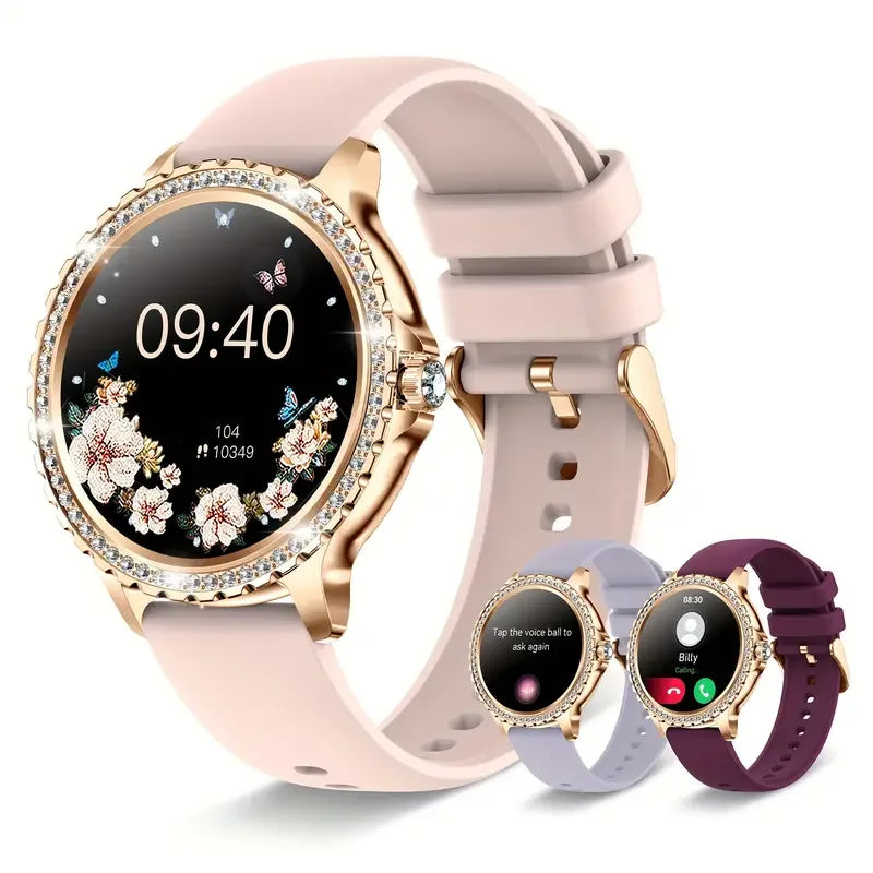 Women's Smartwatch for Android and iPhone Full Touch Screen Fitness Tracker