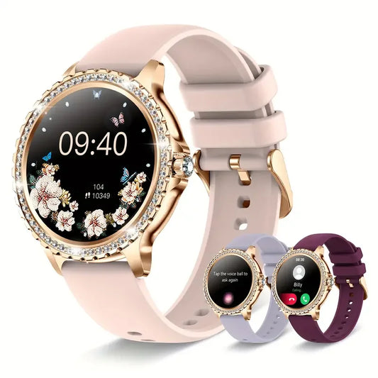 Women's Smartwatch for Android and iPhone Full Touch Screen Fitness Tracker