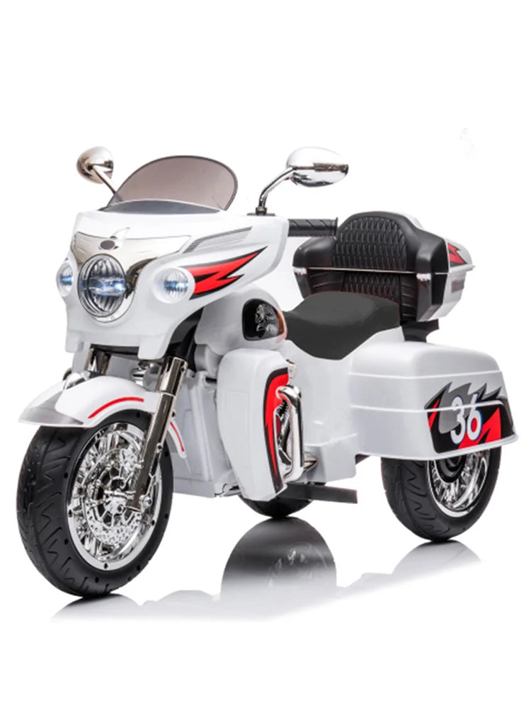 Kids Electric Ride On Motorcycle 12V Dual Seat For Kids