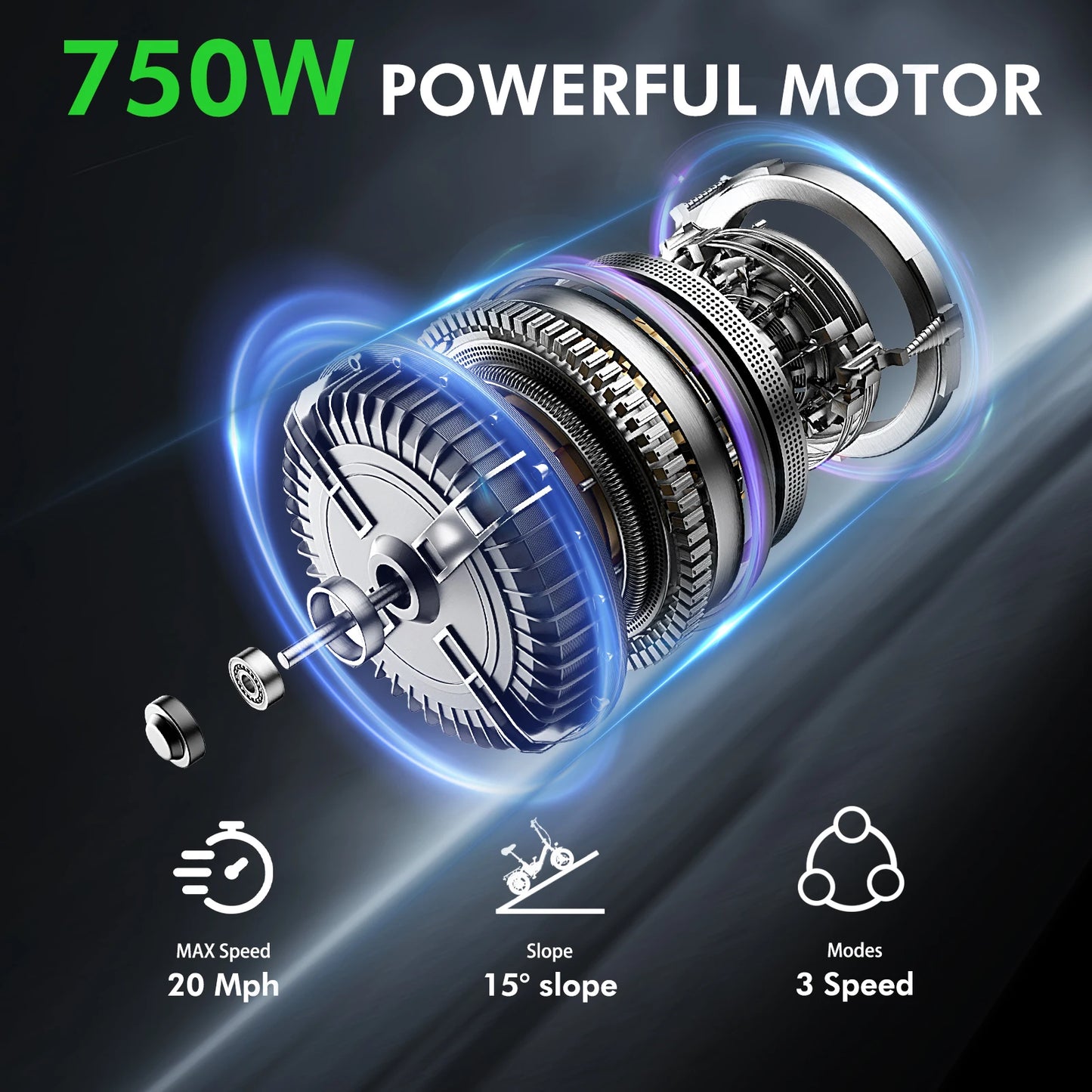 Bodywel T16pro Folding Electric Bike 750W For Urban Commute