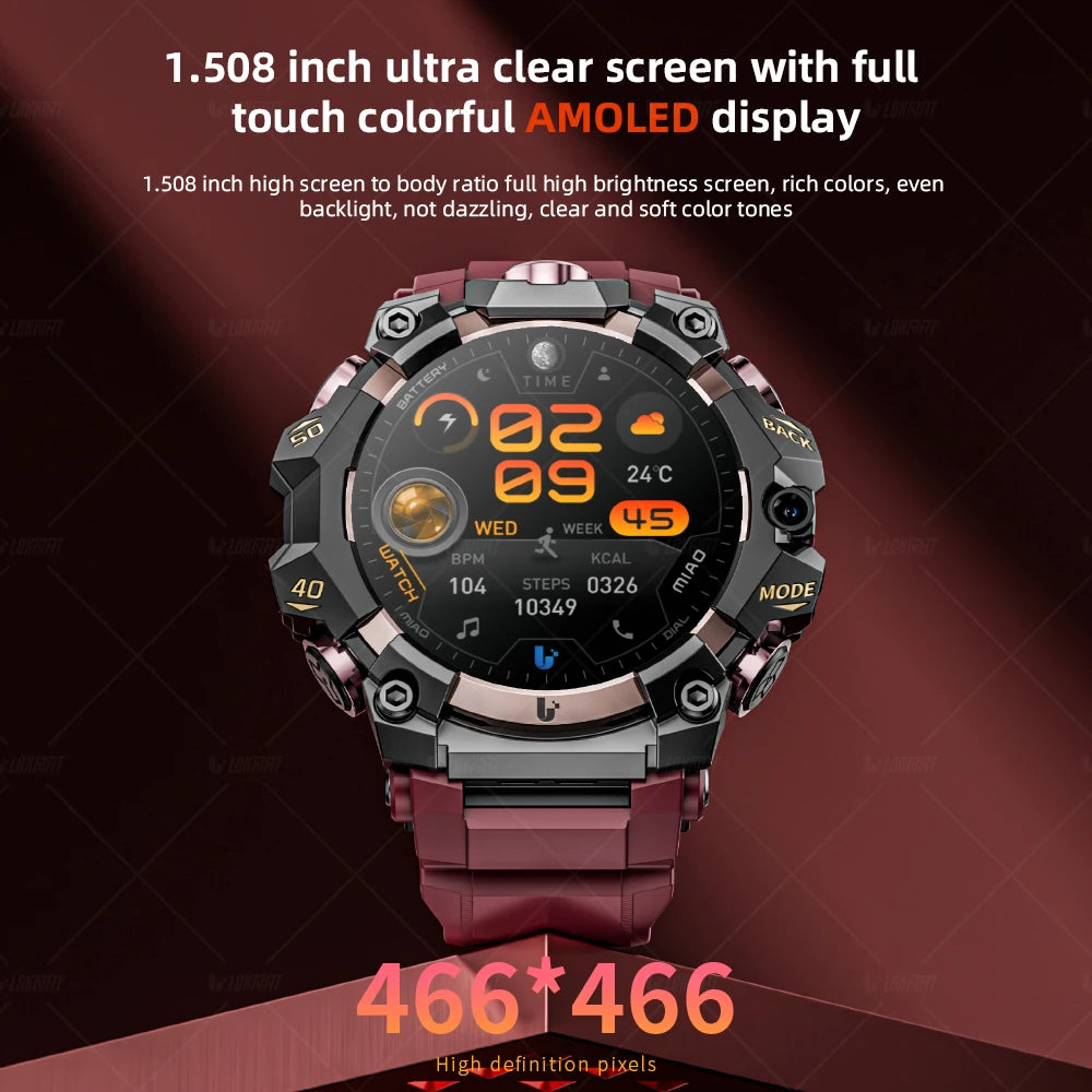 LOKMAT APPLLP 2 Pro Rugged Smartwatch with Dual Camera 4G