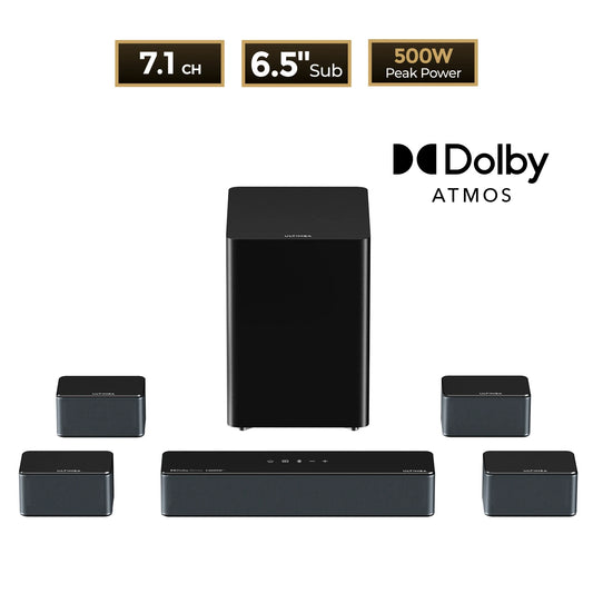 ULTIMEA Poseidon D80 7.1 Surround Soundbar With Dolby Atmos Subwoofer